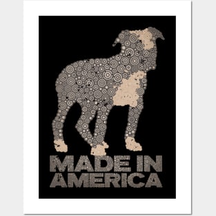 MADE IN AMERICA PITBULL Posters and Art